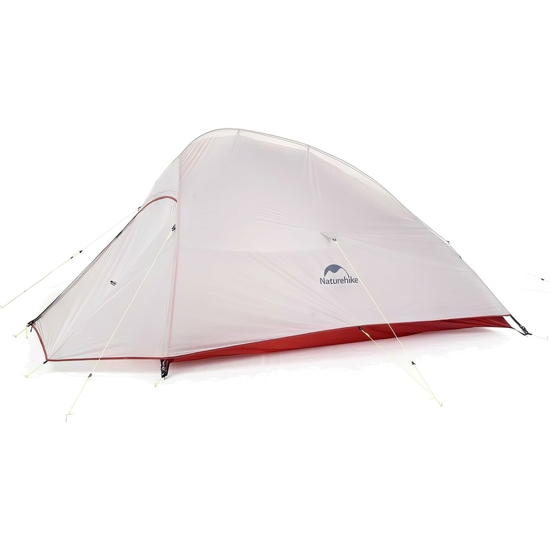 Изображение товара Палатка туристическая 2 местная Naturehike Cloud up 2 серого цвета