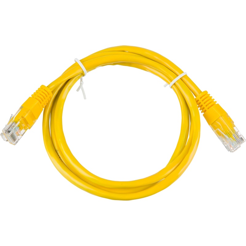 Изображение товара Патч-корд витая пара BigTech OPCC020 UTP cat 5e 1м желтый