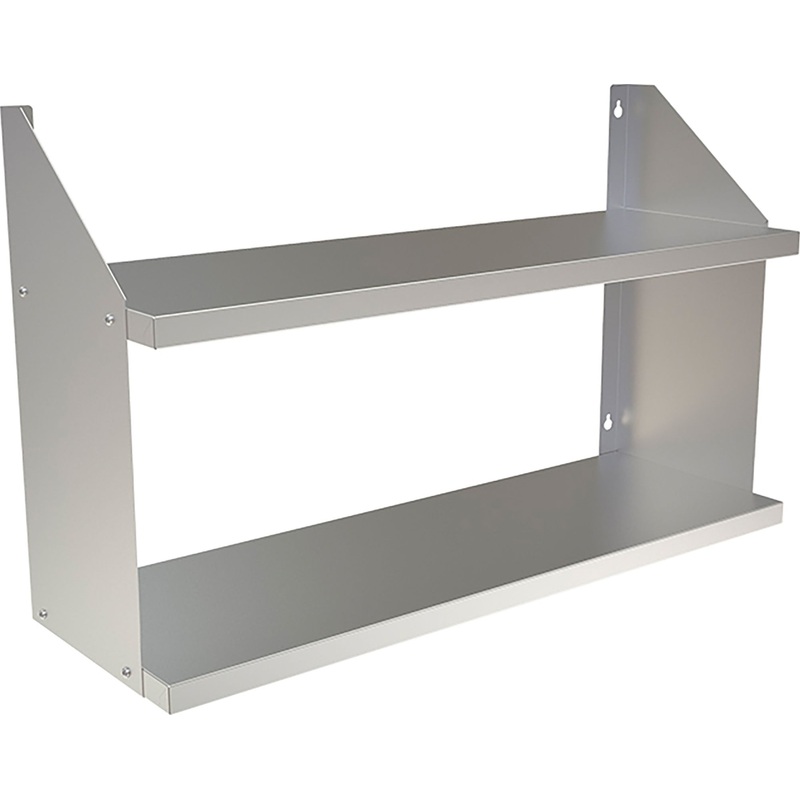 Изображение товара Полка настенная двухуровневая Кобор ПК2-120/40 (1200х400х550 мм)