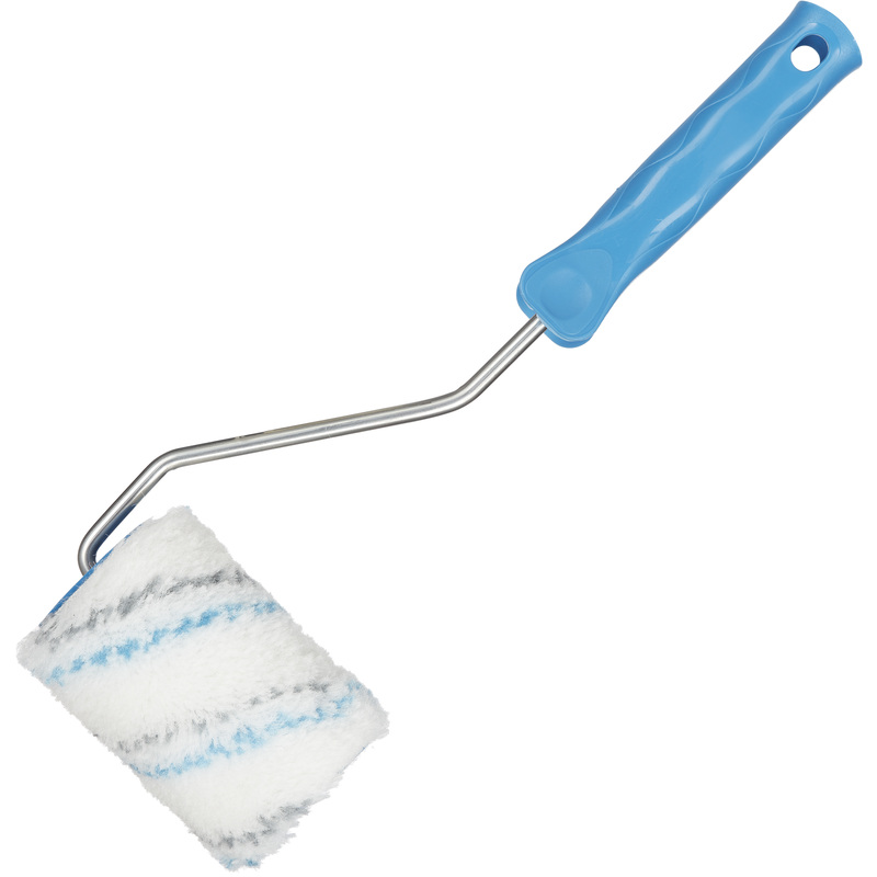 Изображение товара Валик малярный с ручкой TOPFORT Blue 90 мм полиамид ворс 12 мм