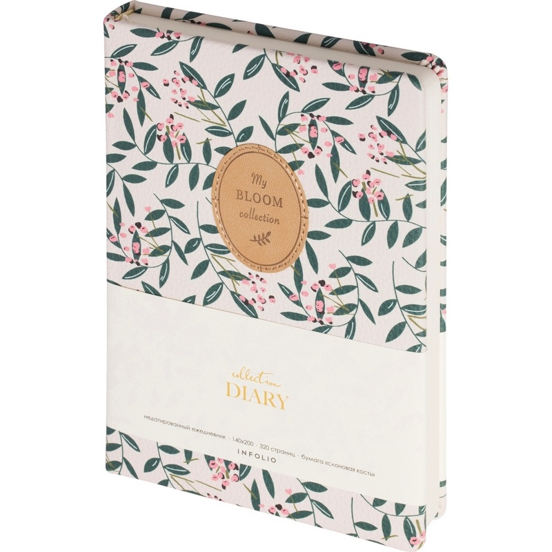 Изображение товара Ежедневник недатированный InFolio Diary А5 160 листов искусственная кожа
