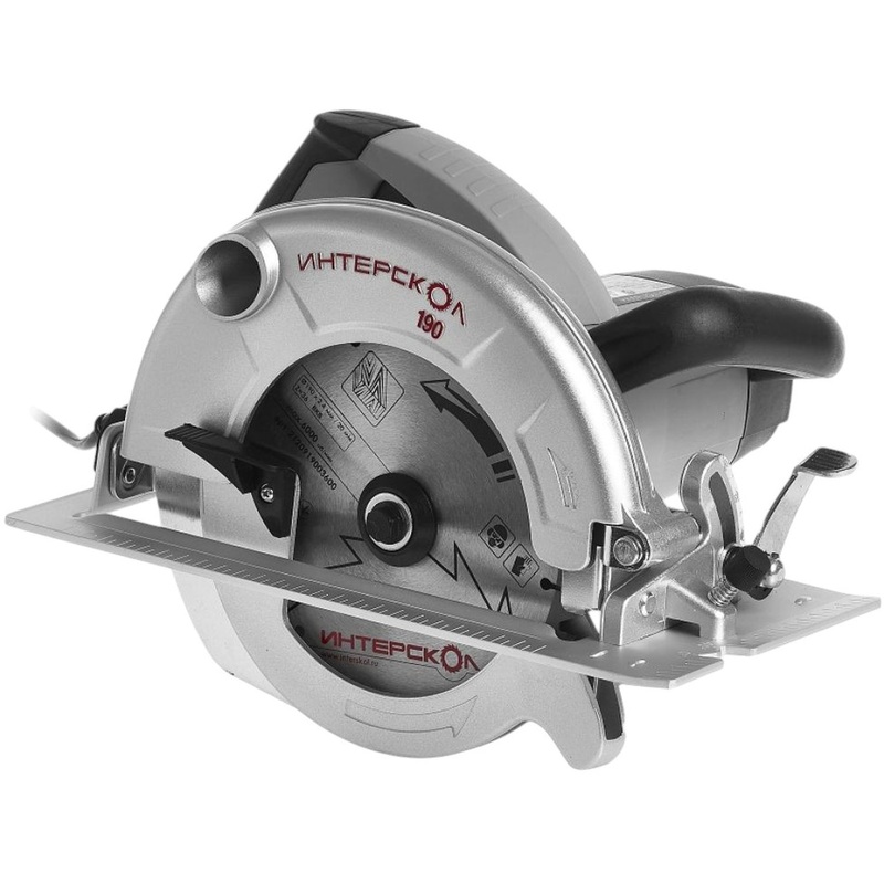 Изображение товара Пила дисковая Интерскол ДП-190/1600