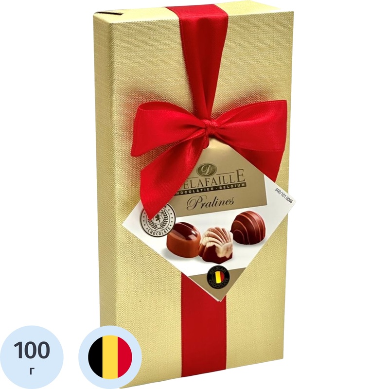Изображение товара Конфеты шоколадные Пралине 100 г - подарочная упаковка