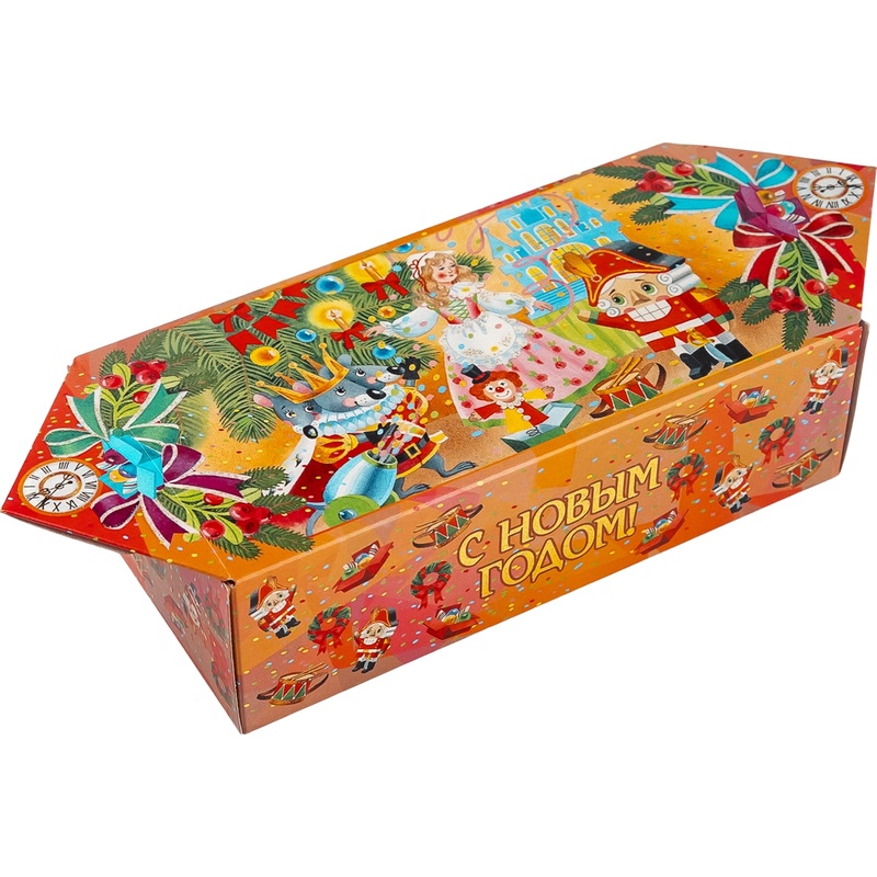 Изображение товара Новогодний сладкий подарок Азбука Праздника Конфета Щелкунчик 500 г