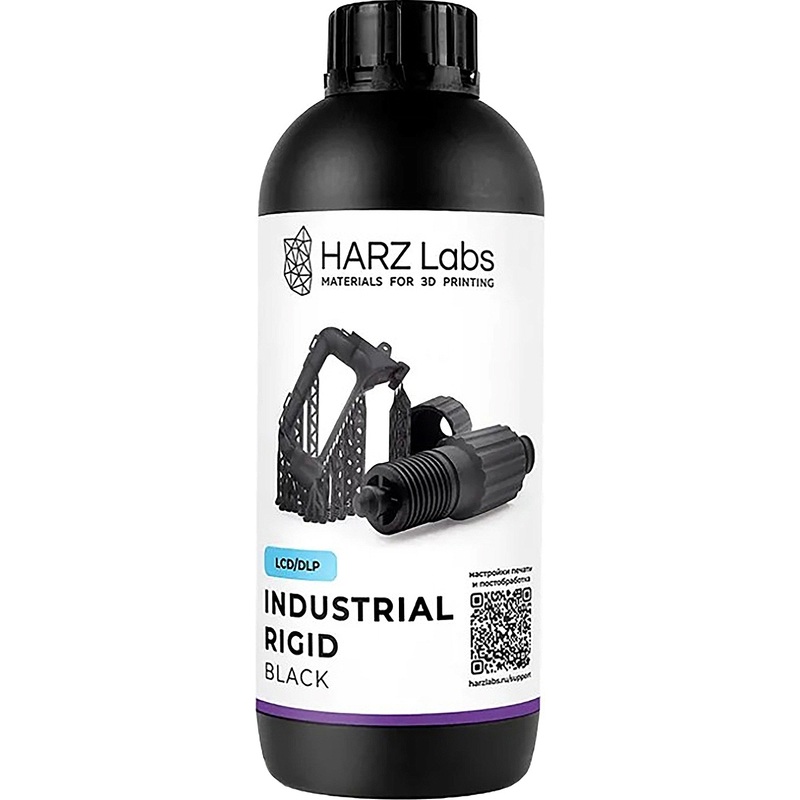 Изображение товара Фотополимер для 3D-принтера HARZ Labs Industrial Rigid черный 0.915 л