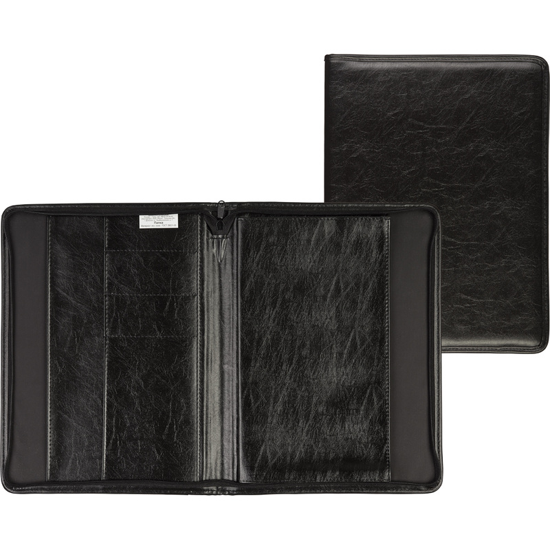 Изображение товара Сумка-папка деловая Алекс Выбор из искусственной кожи черная А4 N149