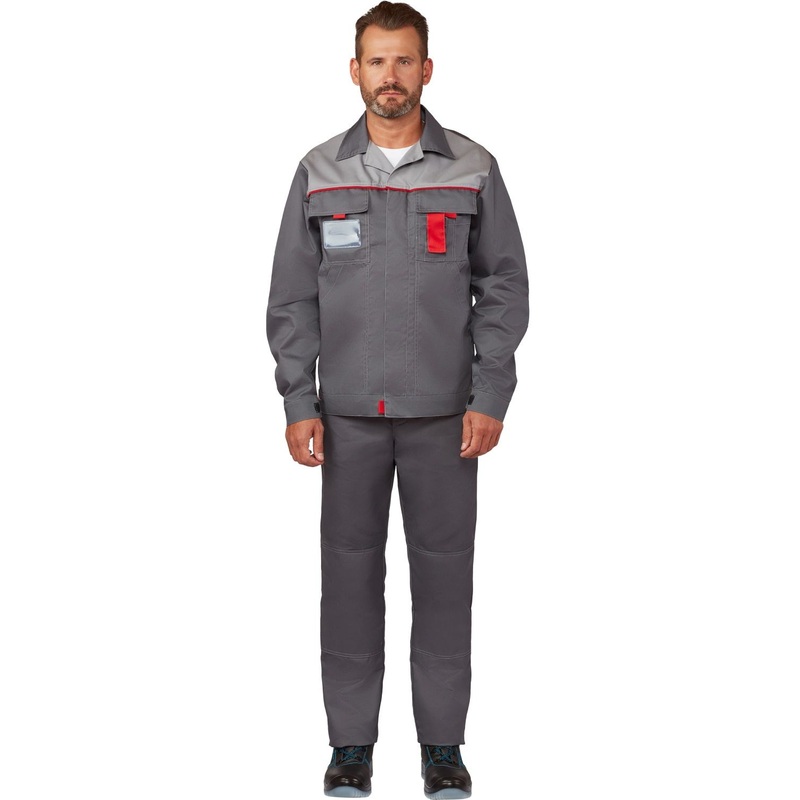 Изображение товара Рабочий летний костюм мужской л10-КБР из смесовой ткани для защиты труда