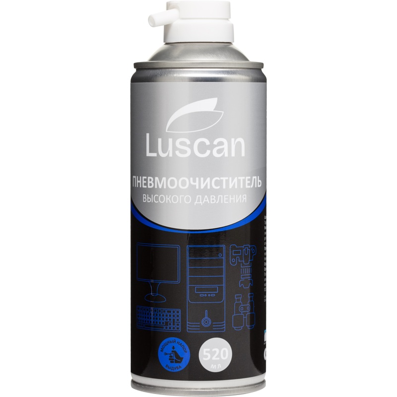 Изображение товара Баллон со сжатым воздухом Luscan 520 мл для очистки оргтехники