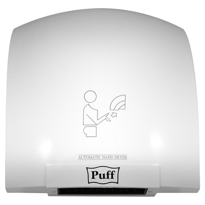 Изображение товара Уценка. Сушилка для рук электрическая Puff-8820 сенсорная белая