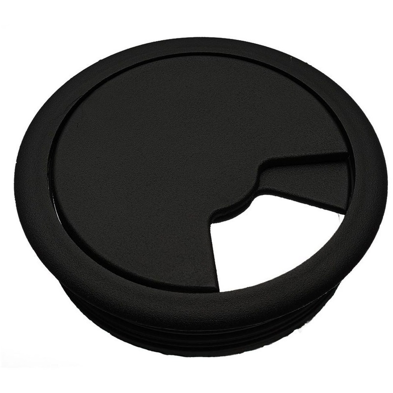 Изображение товара Заглушка кабель-канала круглая Н-ЗЭЧф чёрная