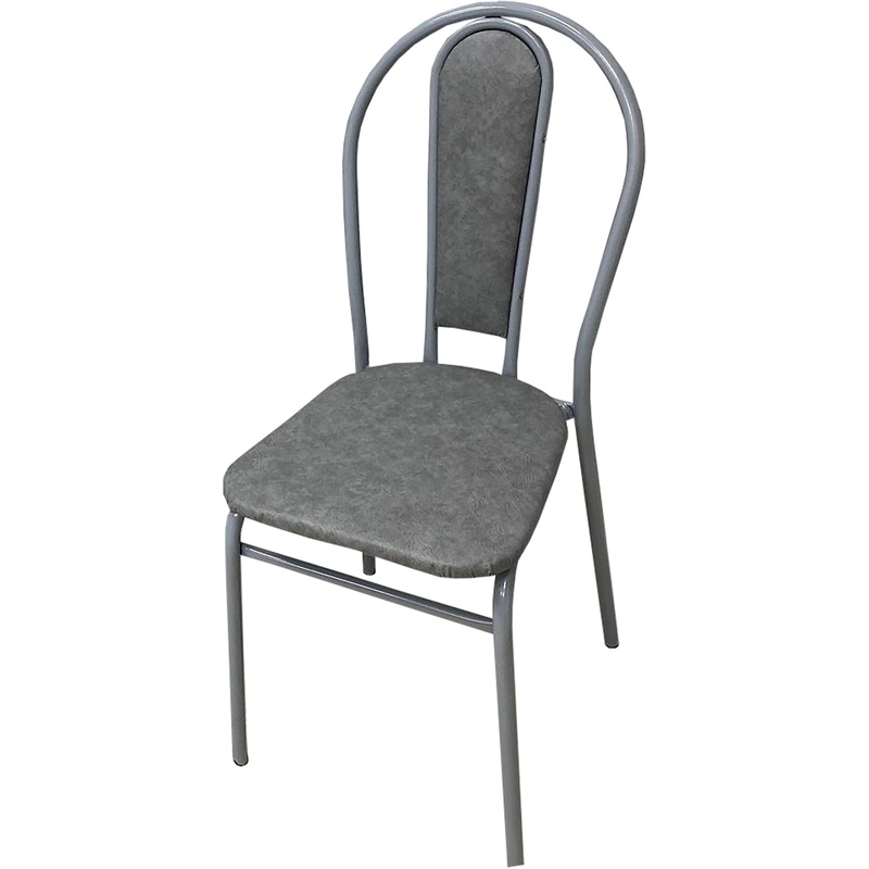 Изображение товара Стул обеденный 4351 серый из искусственной кожи