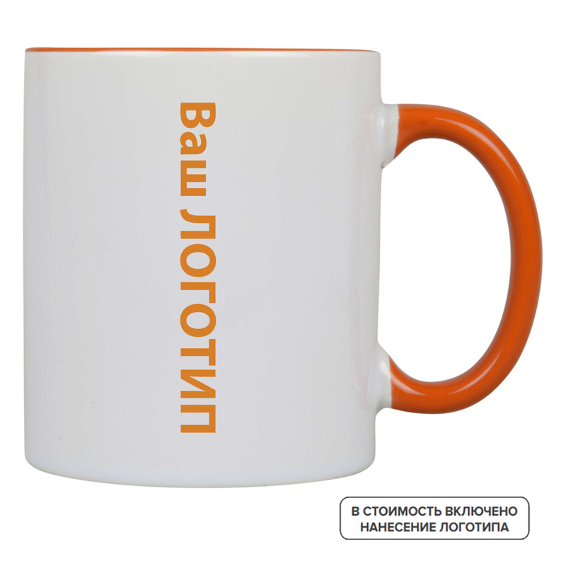 Изображение товара Кружка Sublime Color керамическая 320 мл с индивидуальной цветной печатью (870528, 108 штук в упаковке)