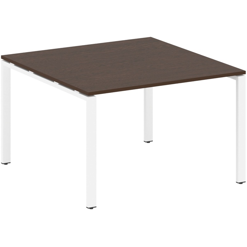 Изображение товара Стол для переговоров Metal System Style БП.ПРГ-1.2 венге цаво/белый 1200x1235 мм