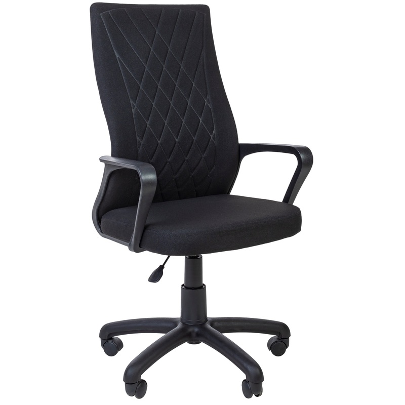 Изображение товара Кресло для руководителя РК 171 черное из ткани и пластика