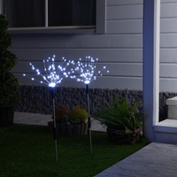 Светильник садовый на солнечной батарее Luazon Lighting Одуванчики 78 см  холодный белый свет