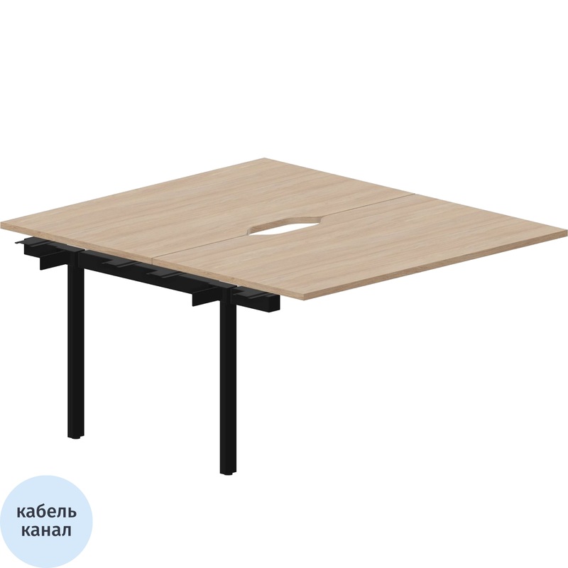 Изображение товара Стол прямой Strike для офисных и домашних помещений двухместный