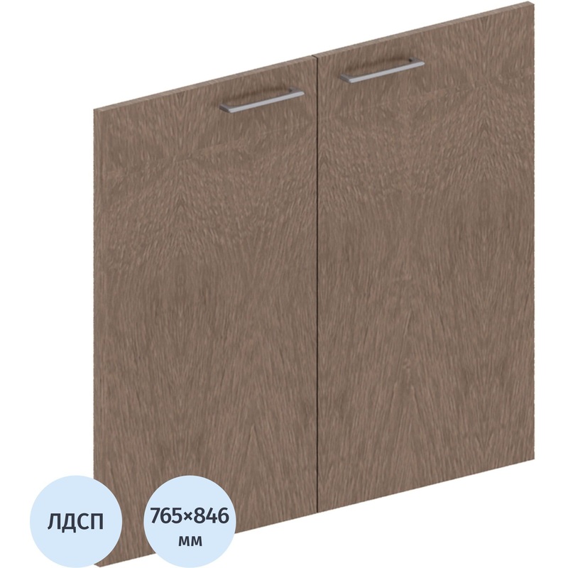 Изображение товара Двери низкие Xten ЛДСП (дуб сонома, 846x765 мм, 2 штуки)