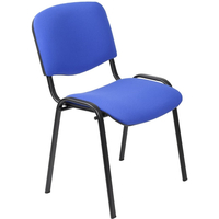 Стул офисный Easy Chair ИЗО/ISO синий ткань металл чёрный (1647583)