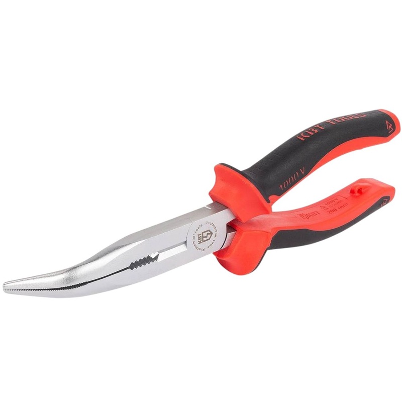 Изображение товара Длинногубцы изогнутые диэлектрические КВТ Стандарт 200мм