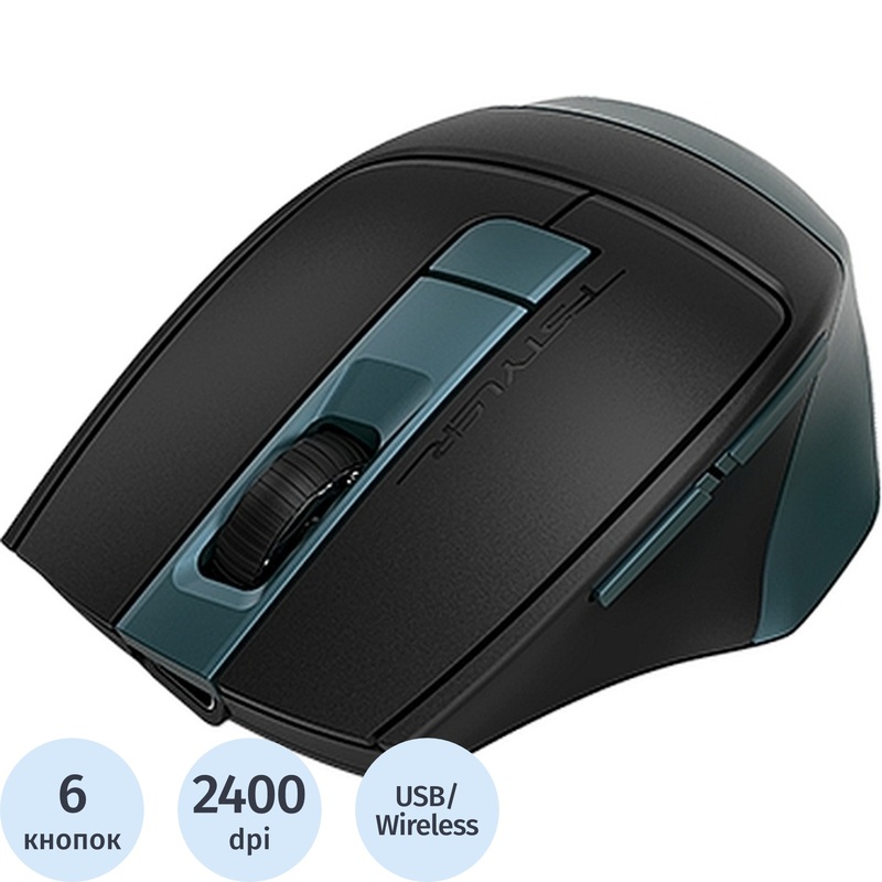 Изображение товара Беспроводная мышь A4Tech Fstyler FB35C сразмером 10.5 см, 2400 dpi, Bluetooth