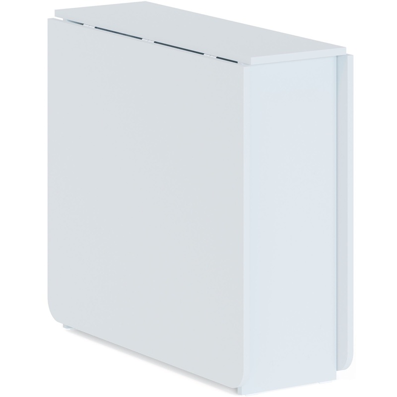 Изображение товара Раскладной стол СП-04м.1 белый 1661x830x740 мм ЛДСП металлик