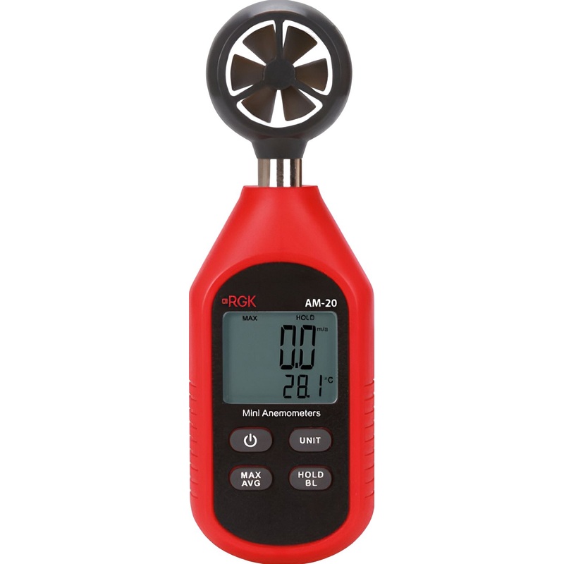 Изображение товара Термоанемометр Rgk AM-20 для измерения скорости и температуры воздуха