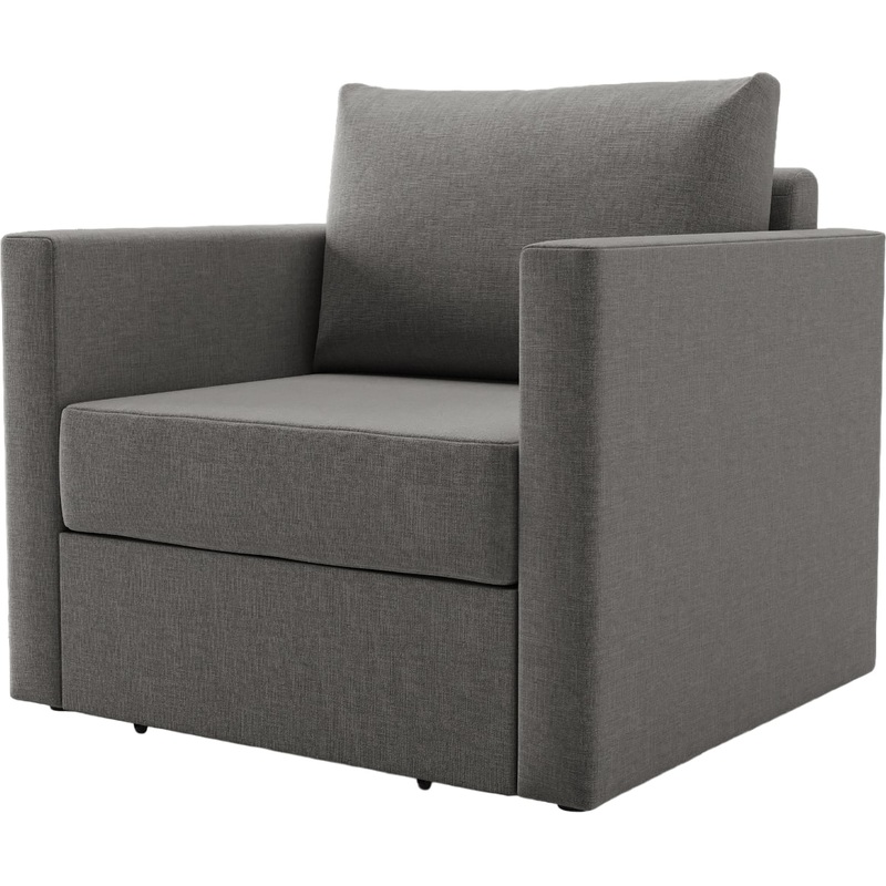 Изображение товара Кресло Salotti home Альфа раскладное темно-серое (ткань)