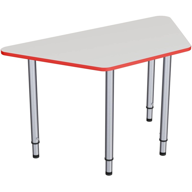 Изображение товара Стол Трапеция регулируемый из ЛДСП с металлическим каркасом 1000х500 мм