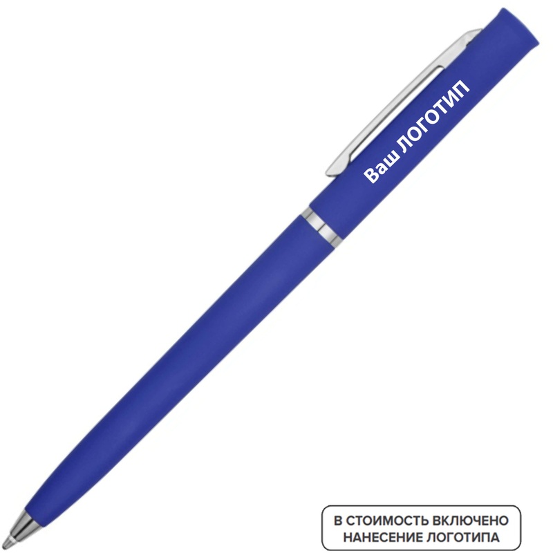 Изображение товара Шариковая автоматическая ручка Navi синяя корпус soft touch 0.7 мм упаковка 200 шт