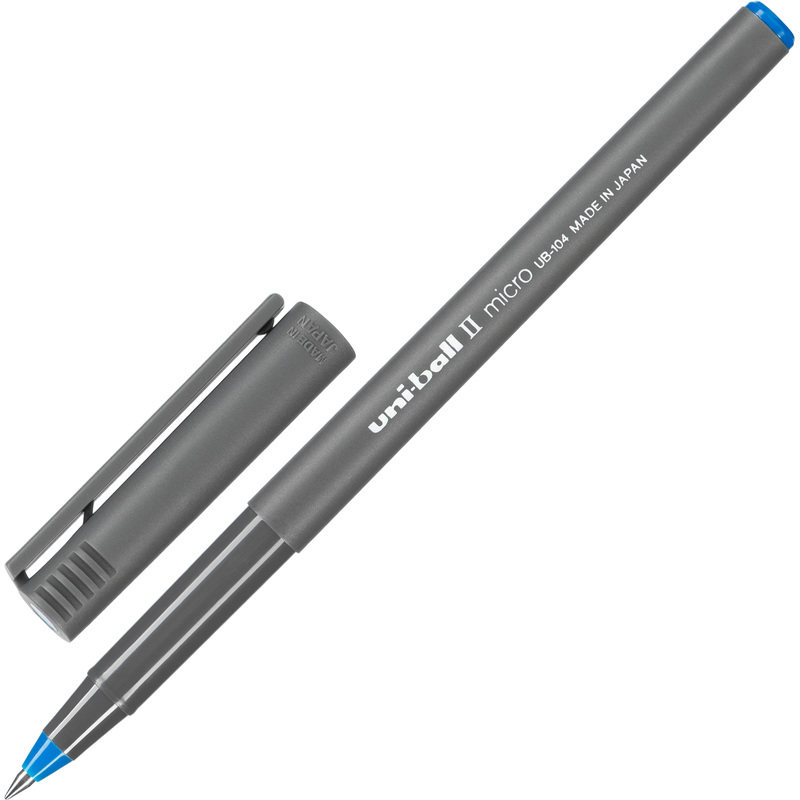 Изображение товара Роллер Uni-Ball II Micro синий 0.24 мм