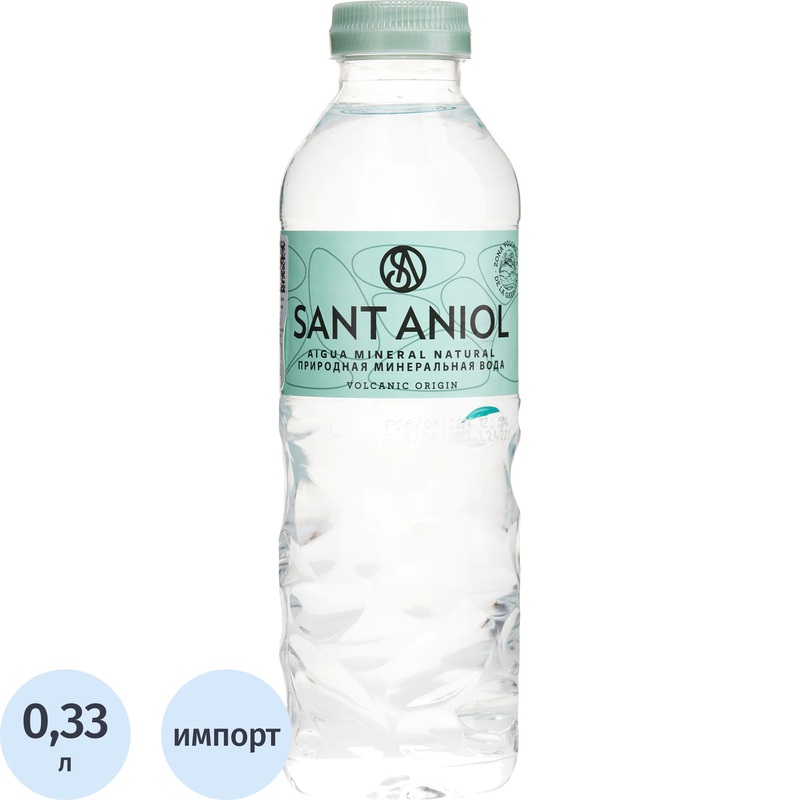 Изображение товара Минеральная вода Sant Aniol негазированная 0.33л бутылка Испания