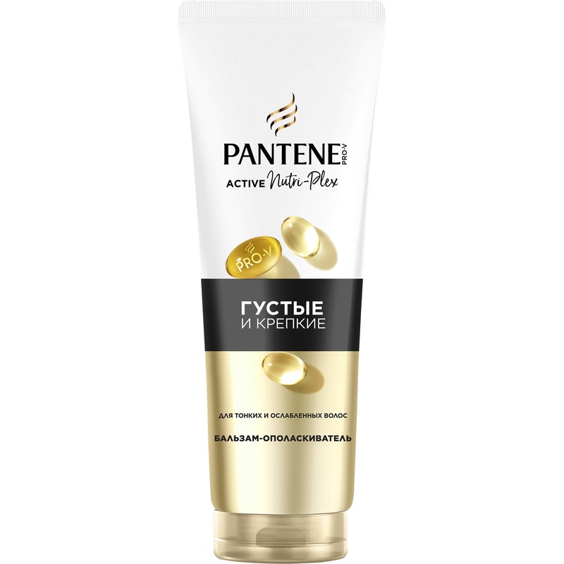 Изображение товара Бальзам-ополаскиватель Pantene Pro-V Густые и крепкие для тонких и ослабленных волос 230 мл