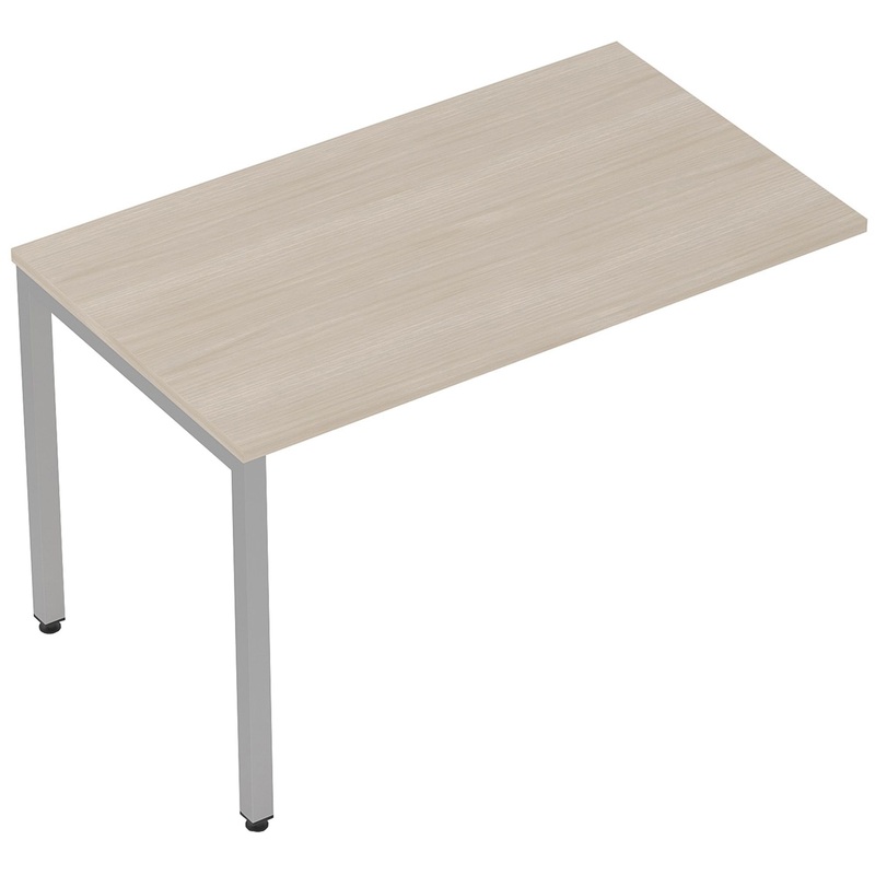 Изображение товара Приставка-брифинг Avance 6МБП.008 шамони светлый алюминий матовый 1200х700х750 мм