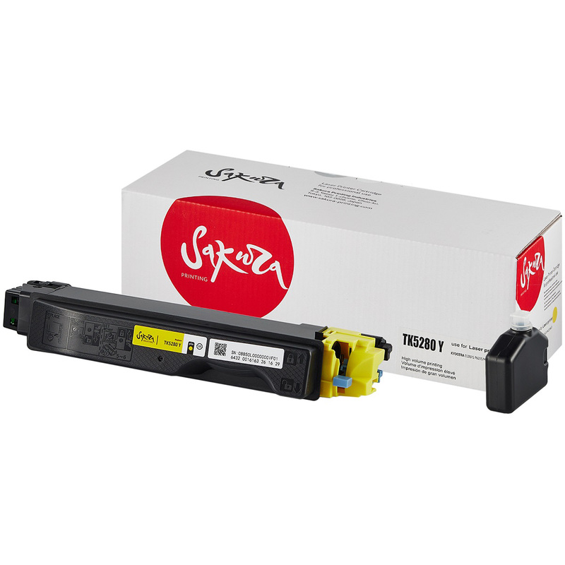 Изображение товара Лазерный картридж Sakura TK-5280Y желтый для Kyocera 11000 страниц