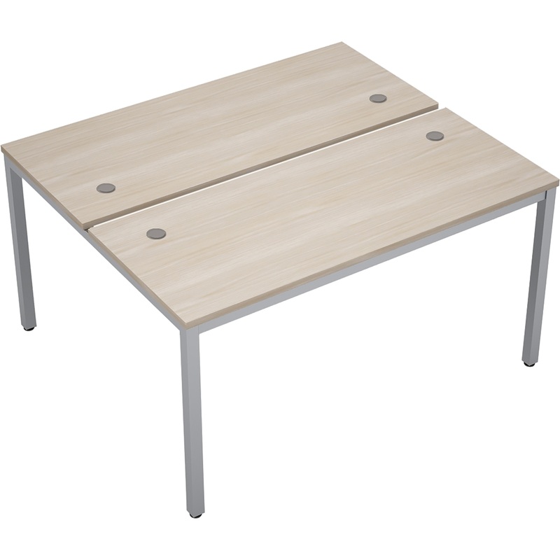 Изображение товара Стол приставной двуспальный Avance 6МБ.278 шамони светлый/алюминий матовый