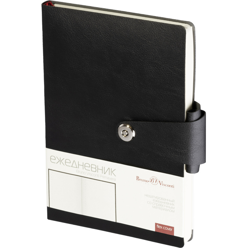 Изображение товара Ежедневник Bruno Visconti Primavera недатированный А5 136 листов черный