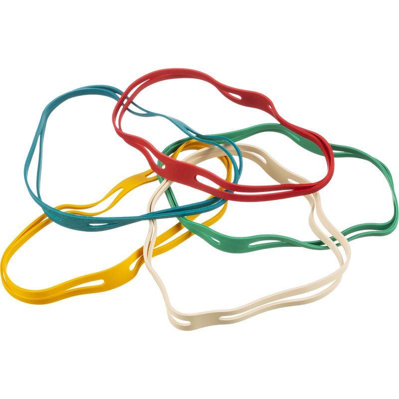 Изображение товара Резинка крестообразная Комус 160 мм цветная 25 штук