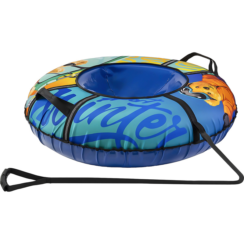 Изображение товара Тюбинг ТяниТолкай Oxford 100 см разноцветный для зимних развлечений