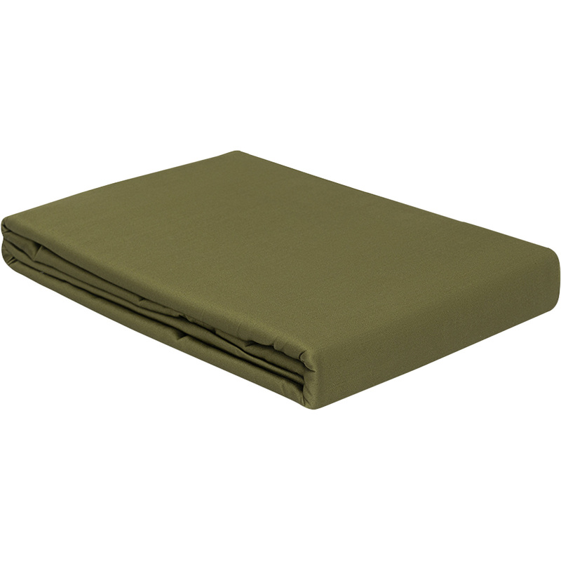 Изображение товара Простыня на резинке Tkano Meditation 160x200 см хлопок зелёная