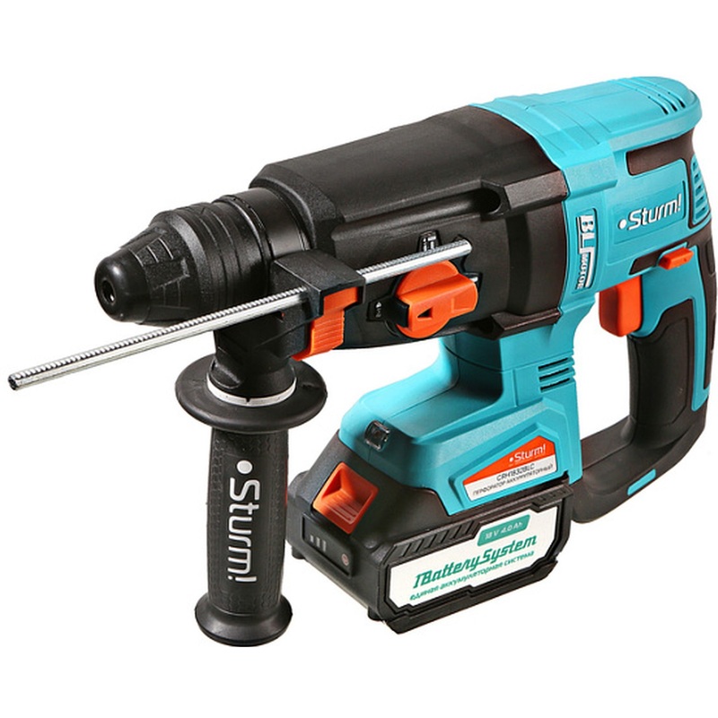 Изображение товара Перфоратор аккумуляторный Sturm CRH1832BLC 18V профессиональный с кейсом