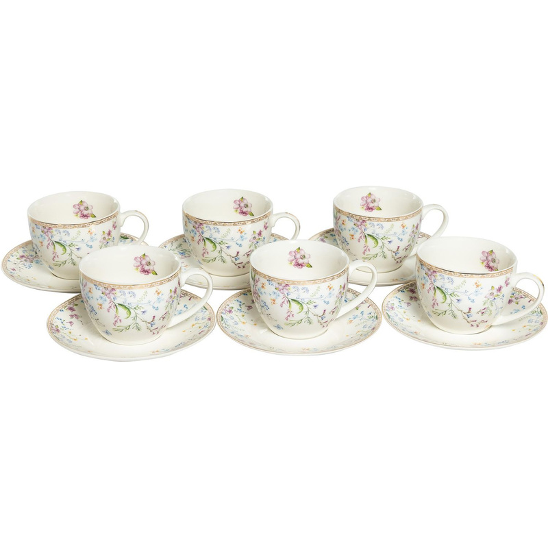 Изображение товара Уценка. Набор чайный Balsford Аванта на 6 персон фарфор (12 предметов) Изображение товара Уценка. Набор чайный Balsford Аванта на 6 персон фарфор (12 предметов)