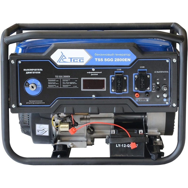 Изображение товара Бензиновый генератор ТСС SGG 2800EN 3 кВт электростарт, защита