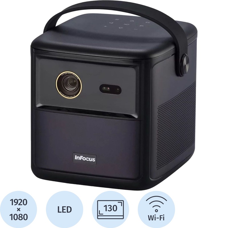 Изображение товара Проектор InFocus IN3018SL с разрешением 1920x1080, 3D, HDR, Wi-Fi, Bluetooth