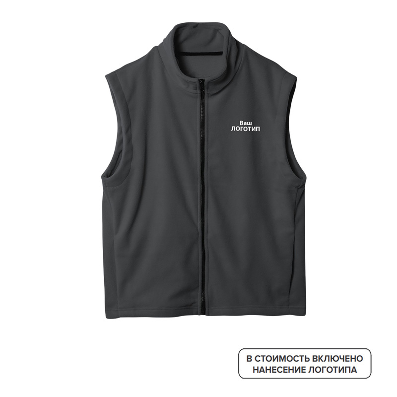 Изображение товара Флисовый жилет Manakin с индивидуальной гравировкой, размеры XS-2XL