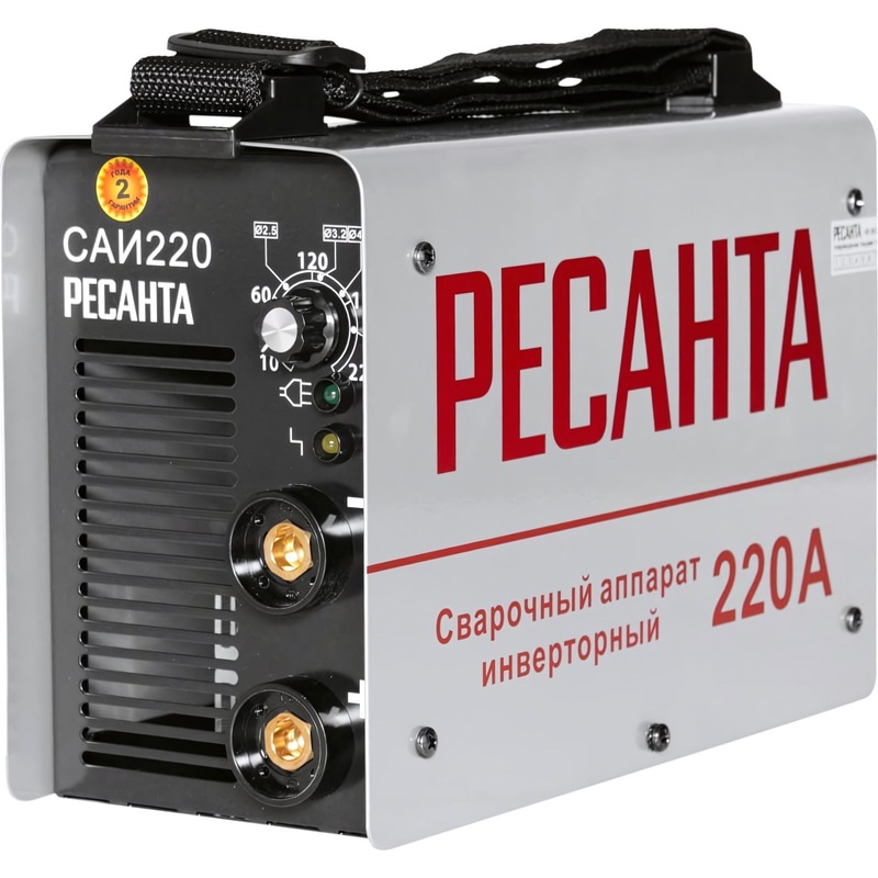 Изображение товара Инверторный сварочный аппарат Ресанта САИ-220 220В легкий и мощный