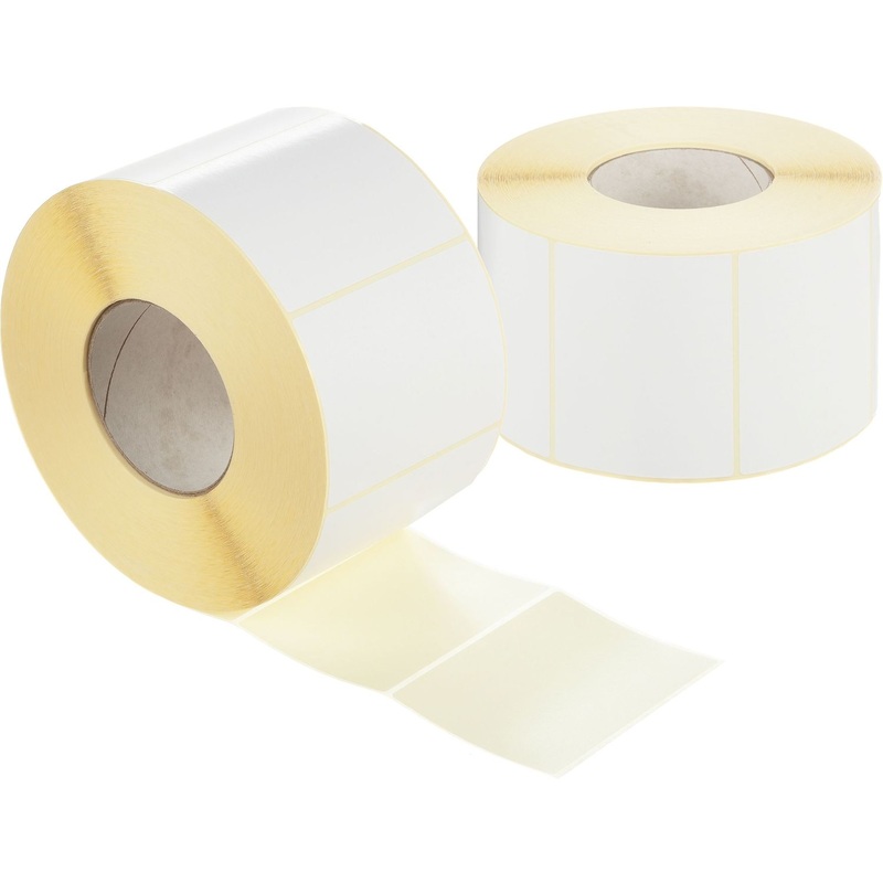Изображение товара Термотрансферные этикетки 64x45 мм белые полипропилен 2000 шт на рулоне 16 рулонов