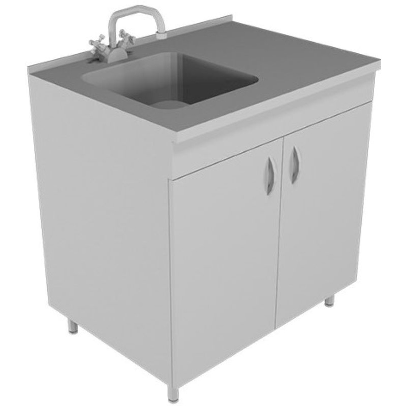 Изображение товара Стол-мойка НВ-800 МО-Б без сушилки с раковиной