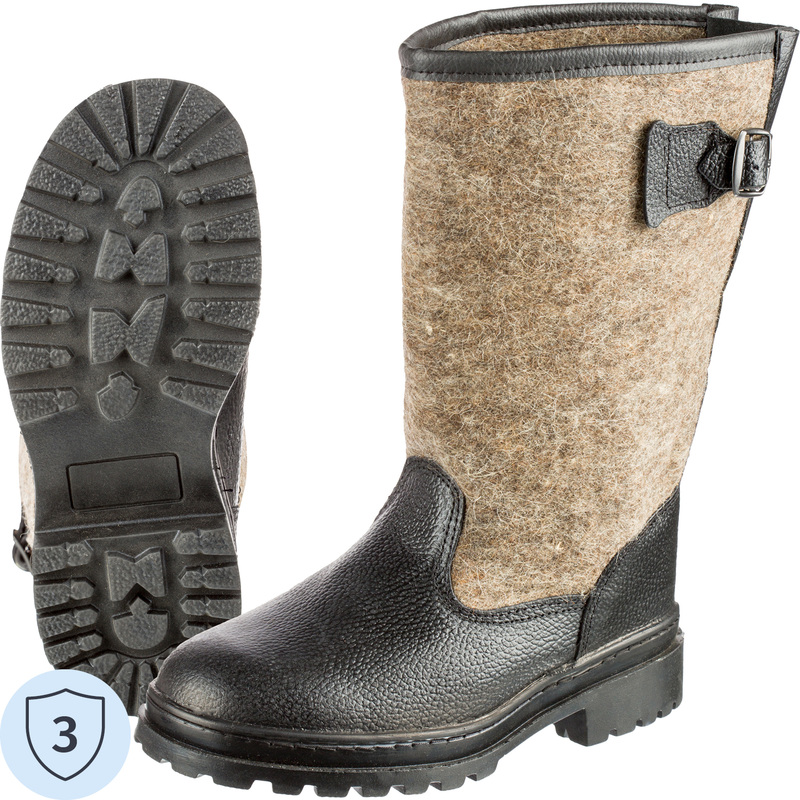 Изображение товара Сапоги Мороз М7 войлочные с юфтью, резина, утепление до -30