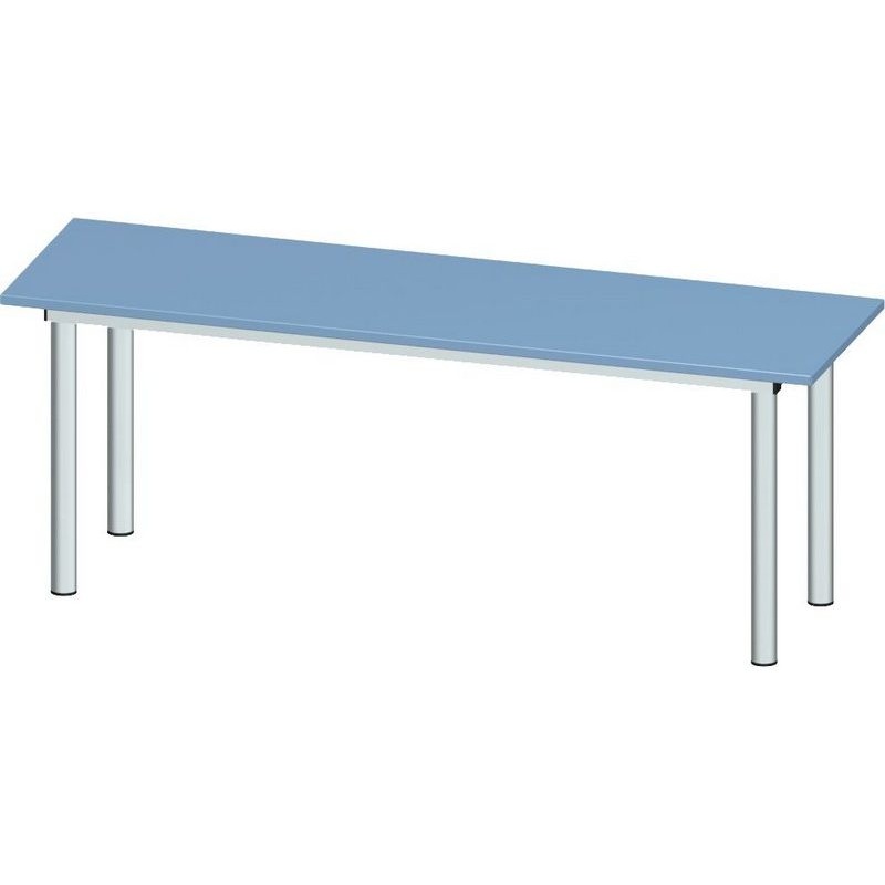 Изображение товара Скамья для одевания МЦ-952 на металлокаркасе синий/серый