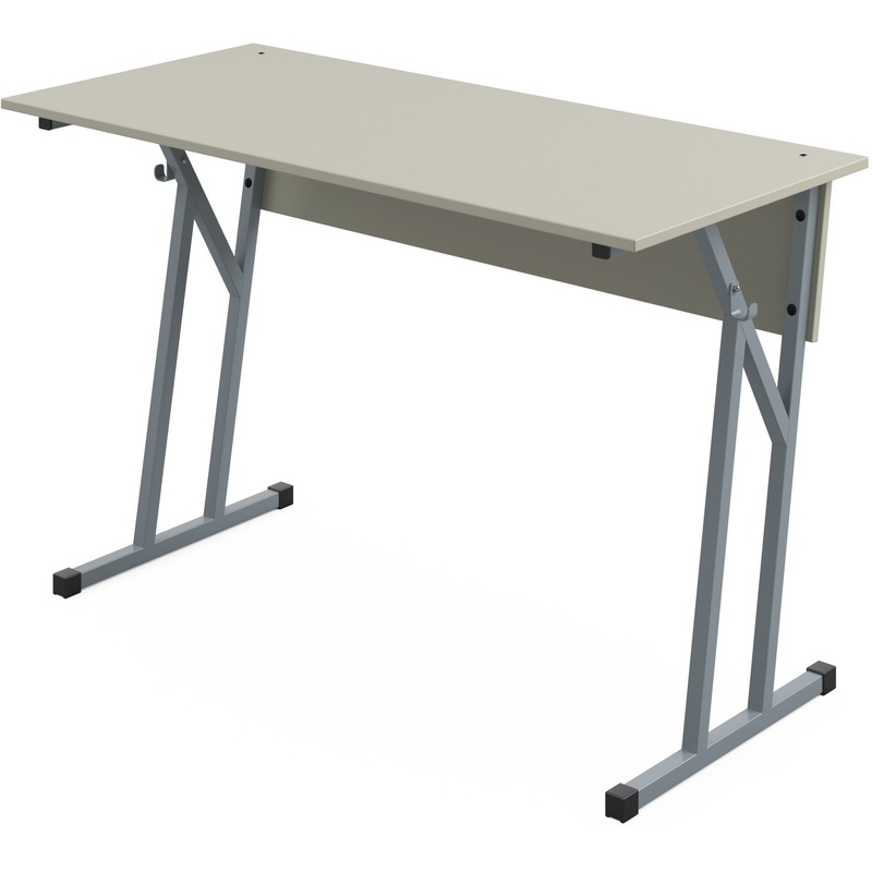 Изображение товара Парта двухместная Комус Мебель для старших классов серый рост 7